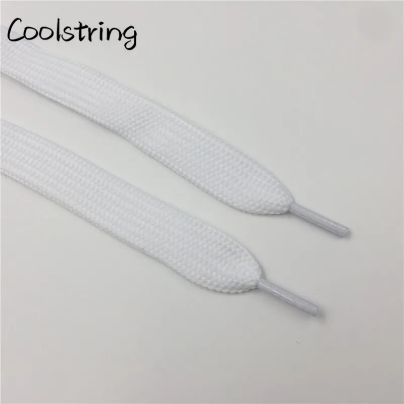 Coolstring Heavy Duty Polyester Double Layer Boots Laces Sneaker Athletic Flat Wide Shoes Strings 18mm Width Shoelaces Lady Cord