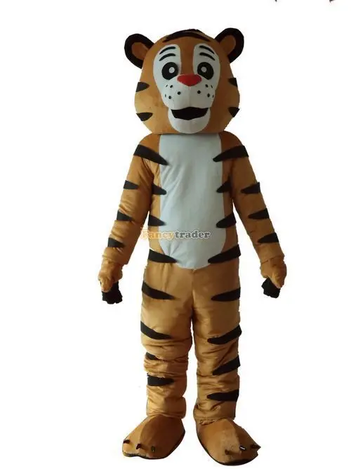 Новый взрослый новый умный костюм талисмана тигра на Хэллоуин Рождественское
