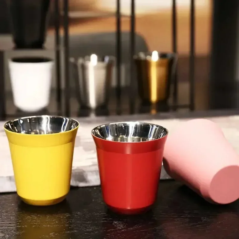 Кружки для эспрессо из нержавеющей стали 80 мл 304