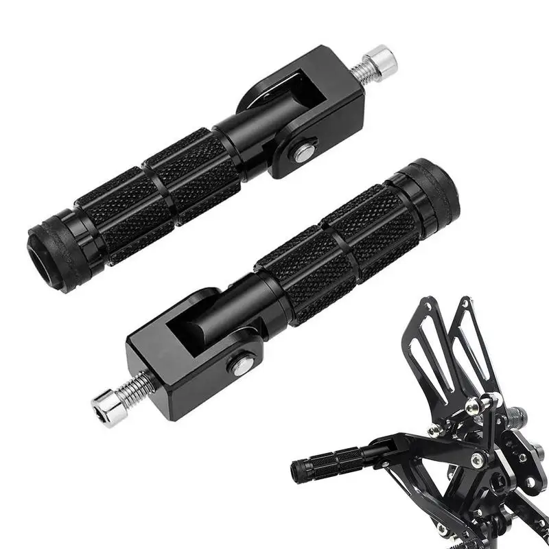 

Универсальные складные подножки для мотоциклов, планшетоны для езды на мотоцикле, 8 мм, из алюминиевого сплава, с рельефной педалью