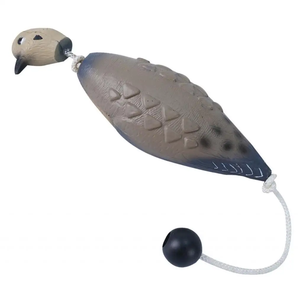 Hunting Decoy Fake Birds Dove Decoy Lightweight Waterproof Ornament Dog Toy