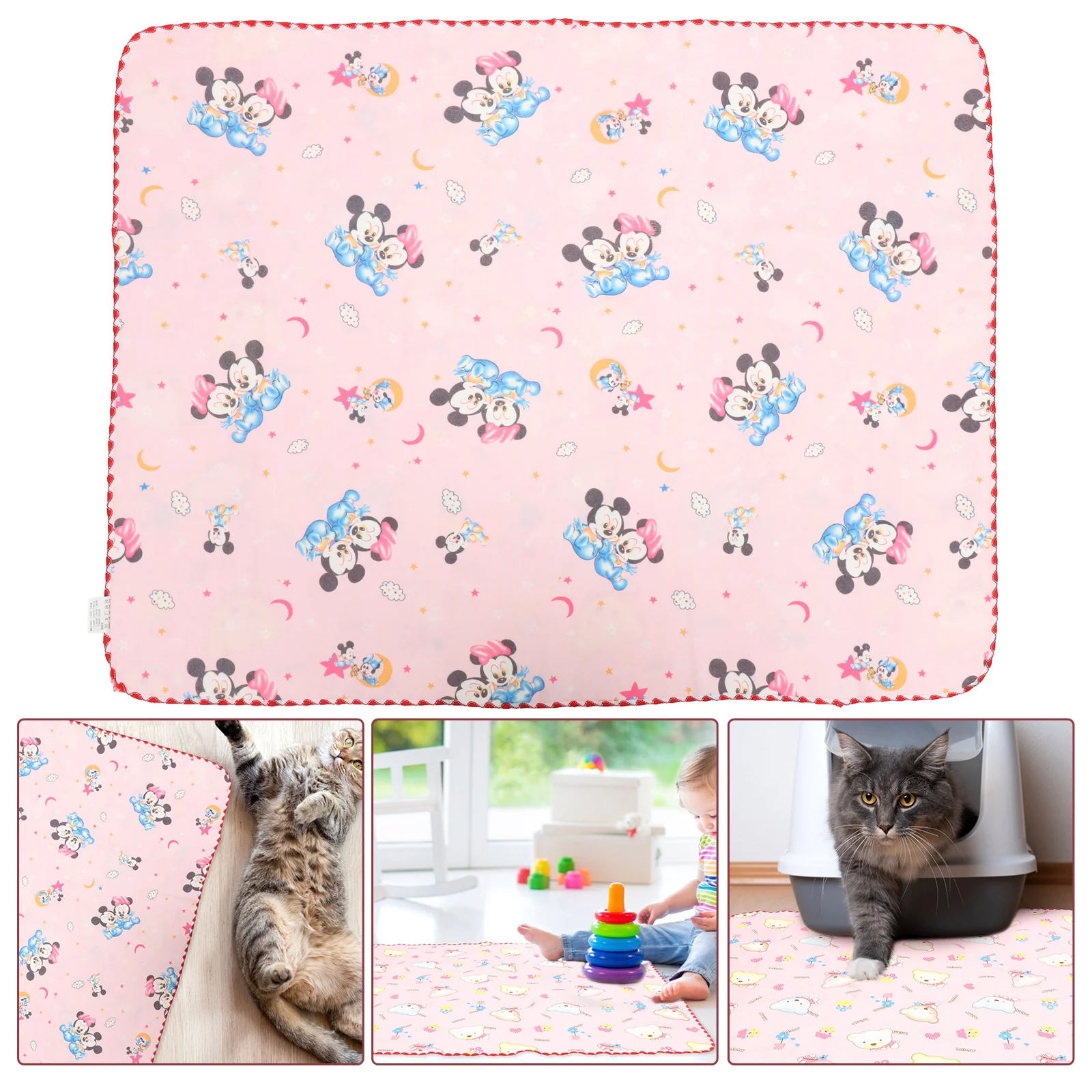

Pads Pee Dog Pet Puppy Washable Dogs Pad Mat Training Bed Reusable Potty Waterproof Insulation Wee Large Hamster Extra Cage Cat