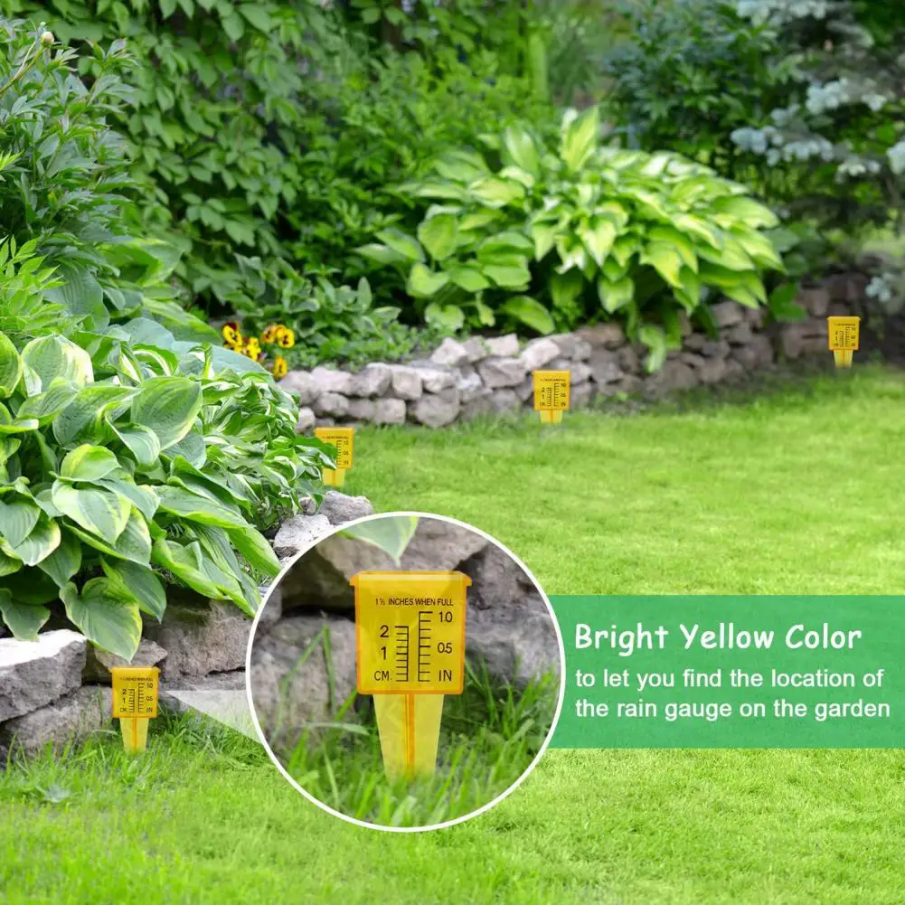 Портативный измерительный прибор для воды уличный дождемер двора сада газона