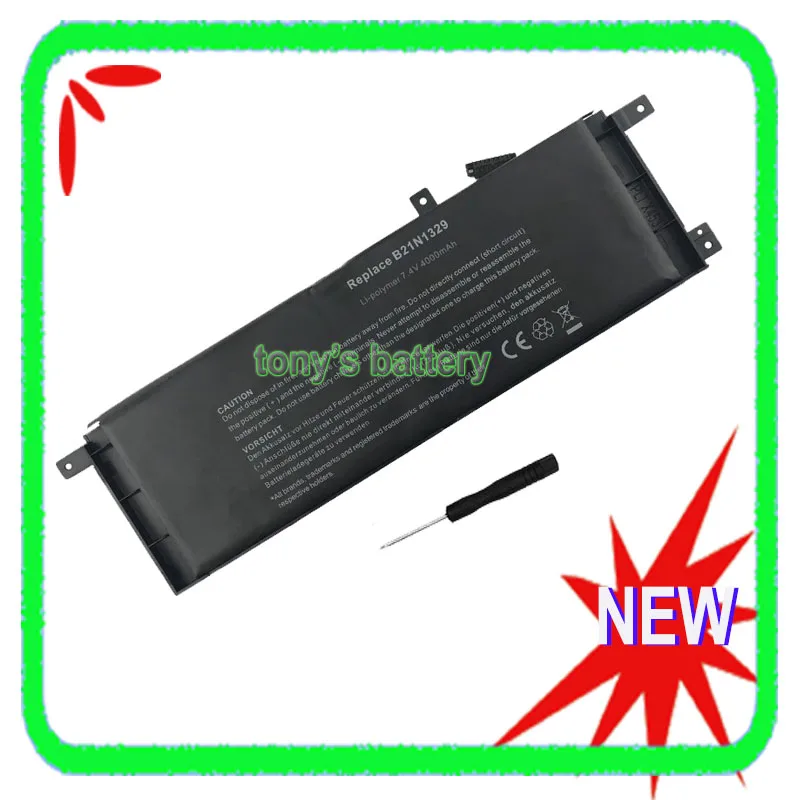 

New B21N1329 Battery for Asus X453 X453MA X553 X553B X553M X553MA-DB01 D553M F453 F453MA F553M P553 P553MA X403 X403M X403MA