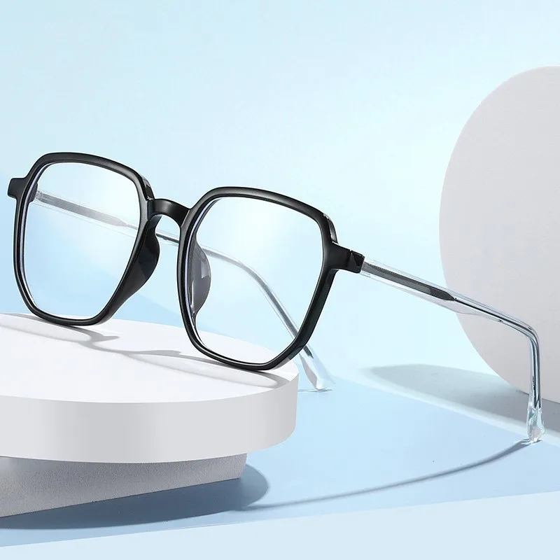 

TGCYEYO Trending Blue Light Blocking Men's Retro Glasses TR90 Anti Radiation Eyeglasses Women Round Transparent Fashion Eyewear