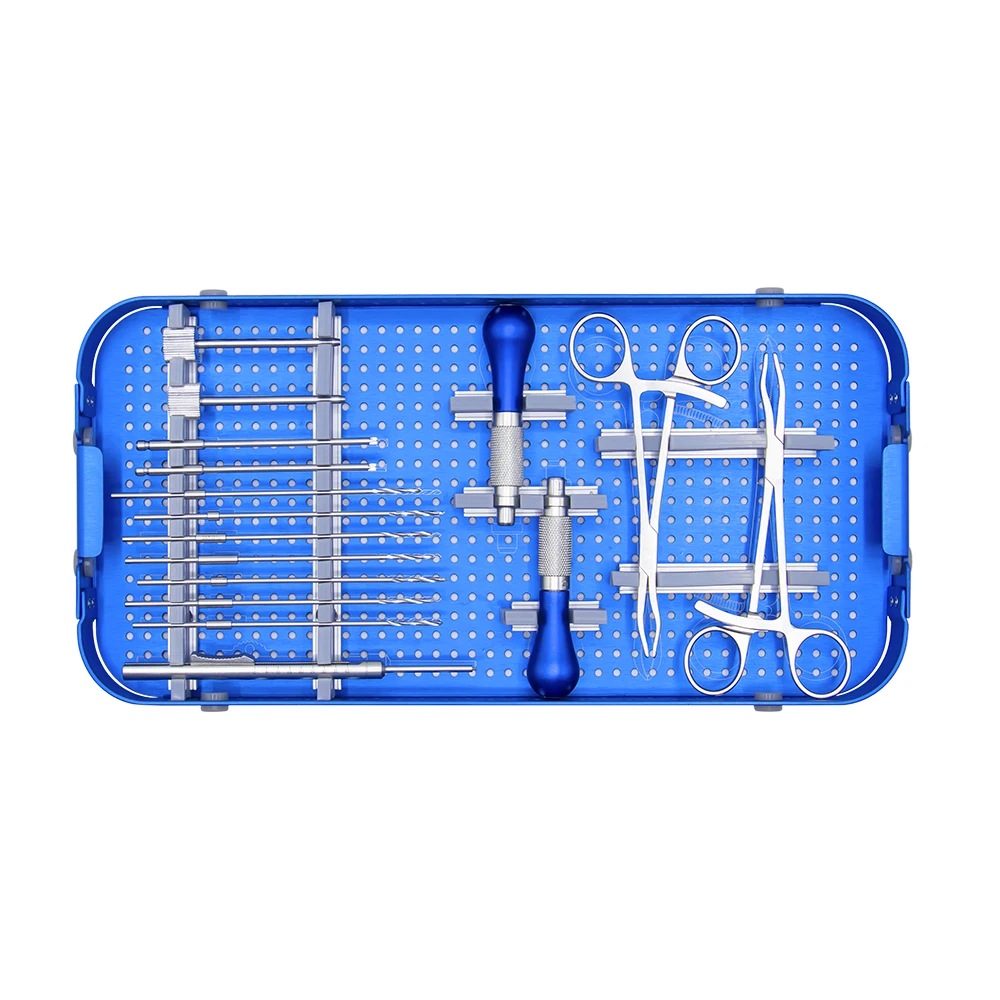 Заводская цена набор инструментов с фиксирующей пластиной Meditech комплект для