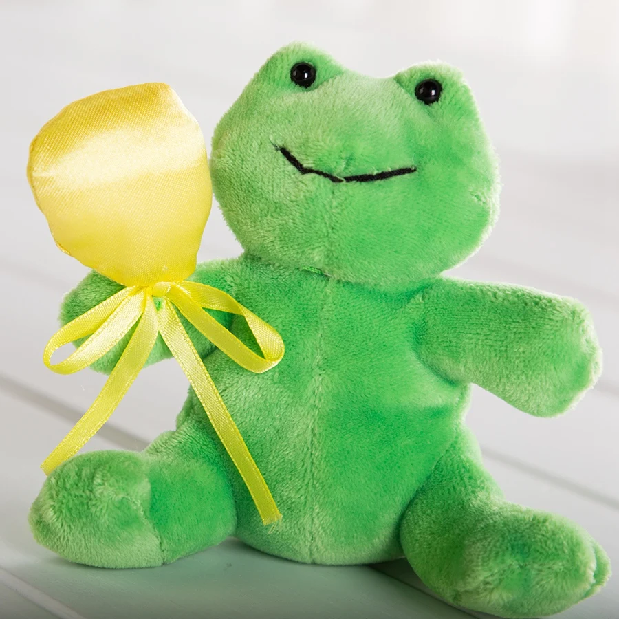 

Kawaii Baby Toys Mini Animal Stuffed Soft Doll Happy Birthday Gifts Monkey Frog Elephant Dog, 12CM Baby Doll
