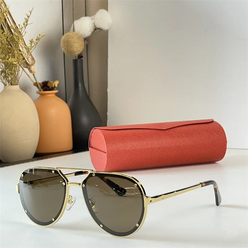 

Fashion Designer Sunglasses Mens For Womens Latest Selling 0195 Sun Glasses Gafas de Sol Top Quality Glass UV400 Lens With Box