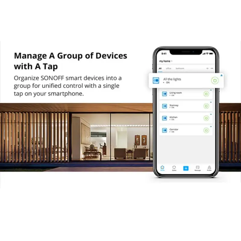 Фото Выключатель SONOFF BasicR2 с поддержкой Wi-Fi и управлением через приложение №2