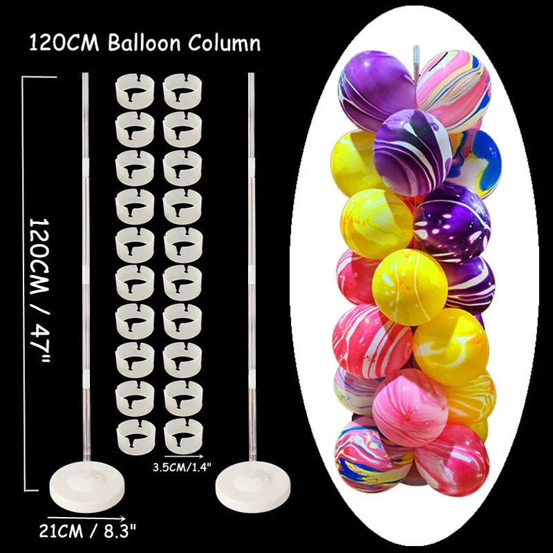 

1/2 набор, держатель для воздушных шаров в горошек