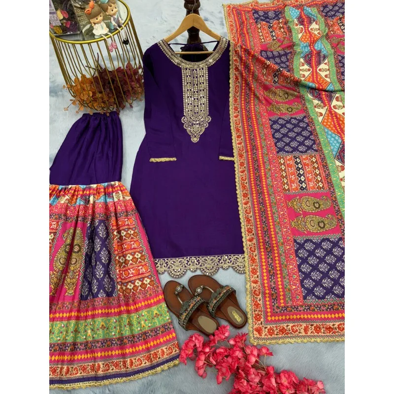 Salwar Kameez ПакистанI Индийское свадебное платье Костюм Polaroid