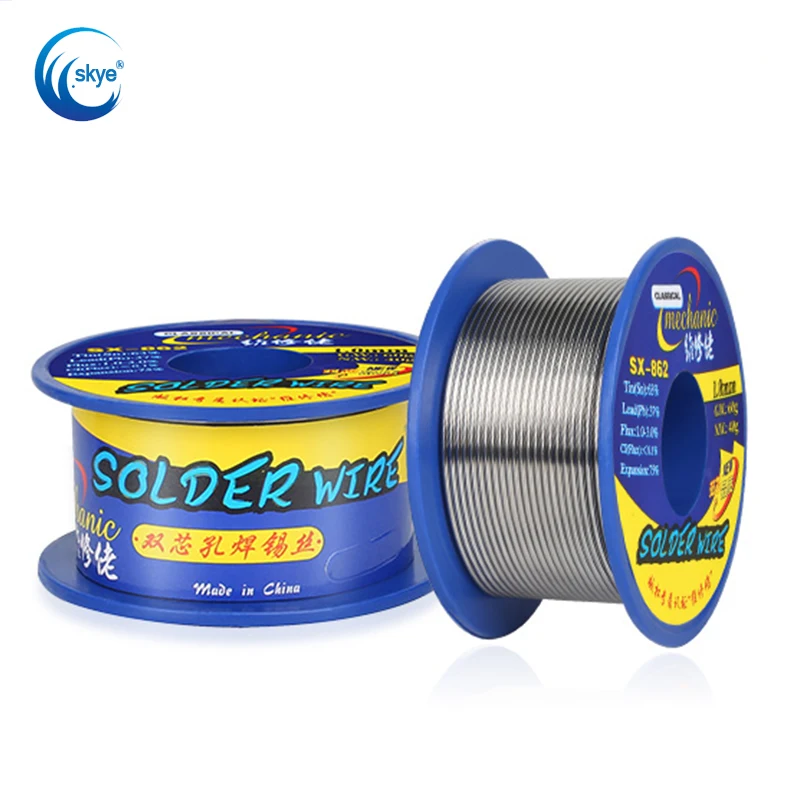 

MECHANIC SX862 60g 0.3/0.4/0.5/0.6/0.8 Soldring Flux Rosin Core Solder Wire Soldering Iron Soldering Low Temperature Tin Wire