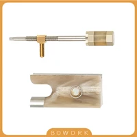 bowork white ox horn advanced level 44 violin bow frog paris eye for pernambuco snakewood master bow maker violin luthiers