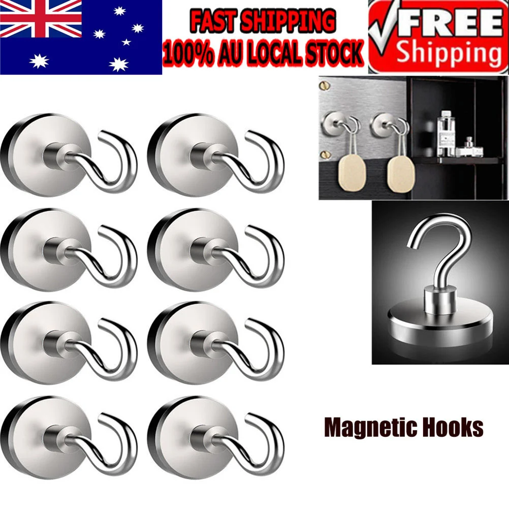 Сверхмощные магнитные крючки для хранения и организации домашняя кухонная