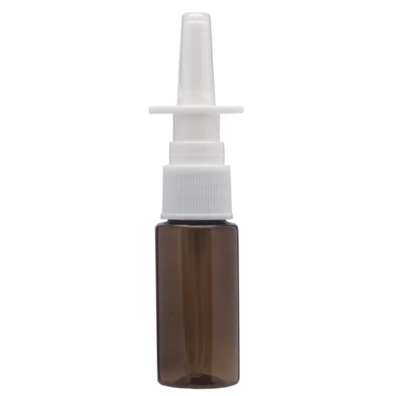 

10ml/20ml/30ml White Empty Plastic Nasal Spray Bottles Pump Sprayer Mist Nose Spray Refillable Bottling Packaging