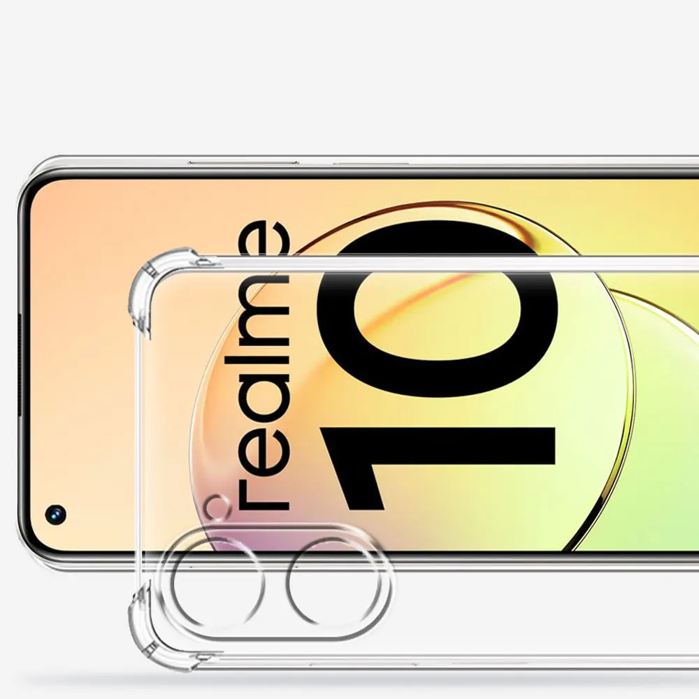 Силиконовый Мягкий противоударный Прозрачный чехол для Oppo Realme 10 4G