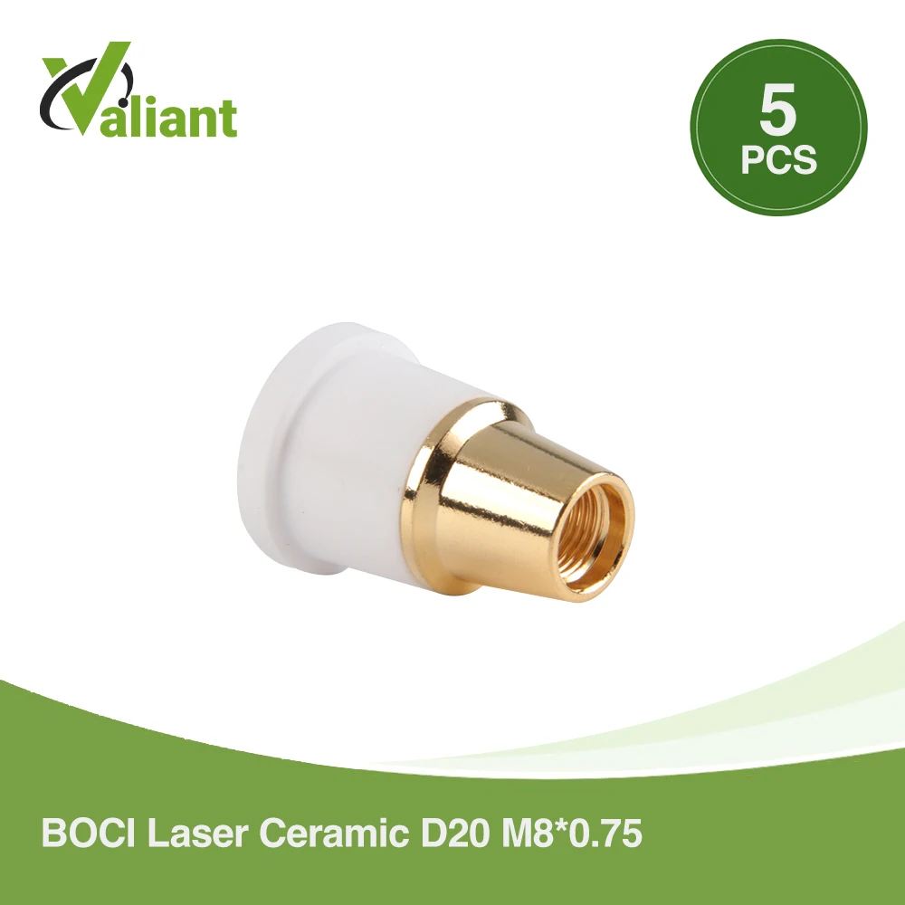 Фото 5 шт. керамических колец BOCI Laser D20 M8*0.75 DY.C.A0004AA, запчасти для лазерного оборудования для 3D-резательной головки BOCI №4