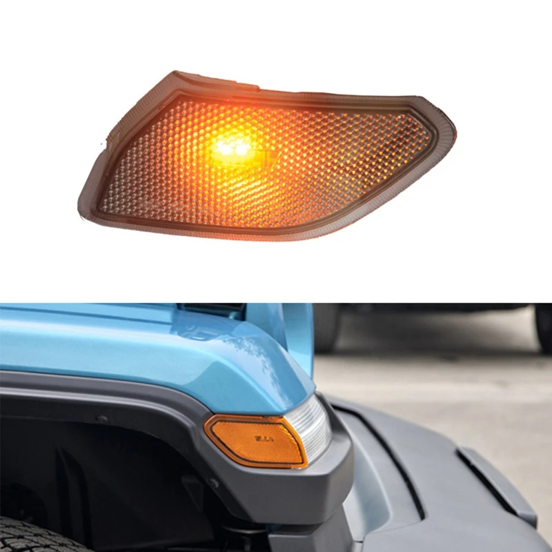 Светодиодный передний Боковой габаритный фонарь лампа указателя поворота