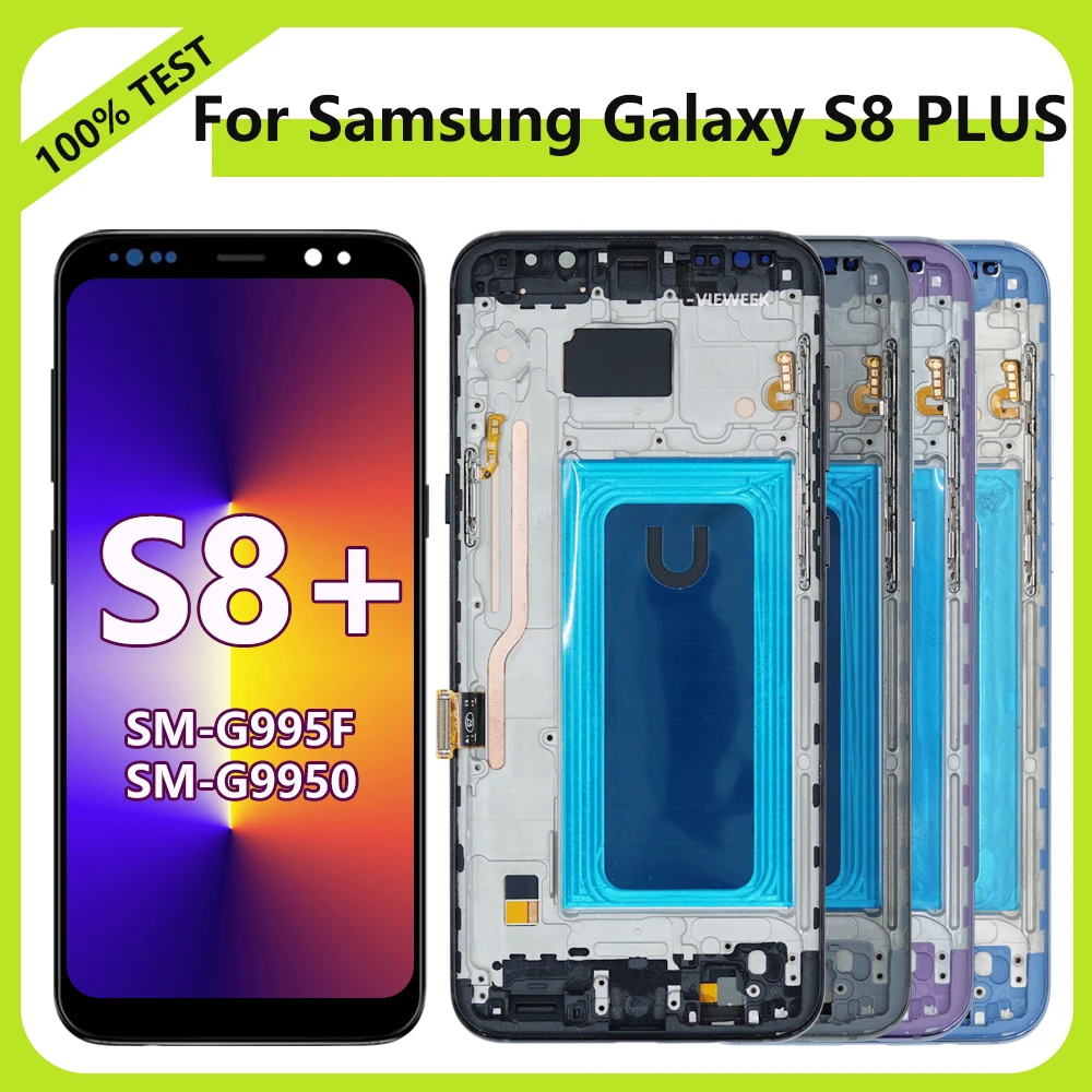 TFT S8 + ЖК-дисплей для Samsung Galaxy Plus цифровой сенсорный экран дигитайзер замена G955
