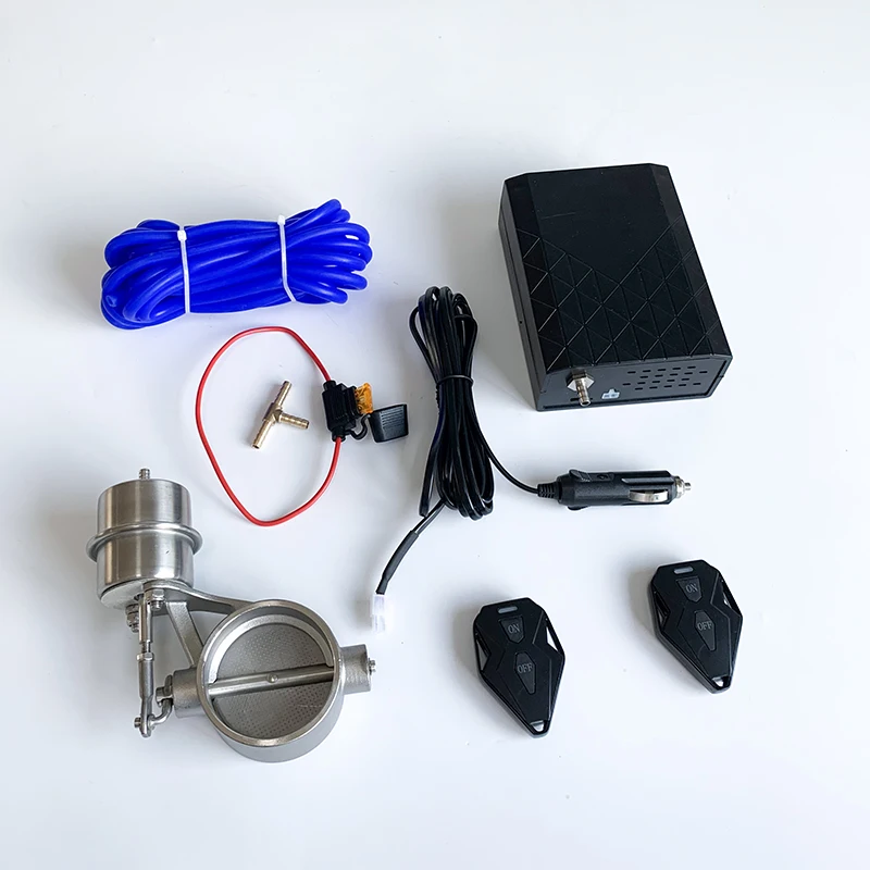 

Car Exhaust Valve Electric Cut Out Air Vacuum Pump New Remote Controller Damper On Way Valve