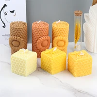 honeycomb tree house mold for handmade desktop decoration gypsum resin aromatherapy candle silicone mould home decor