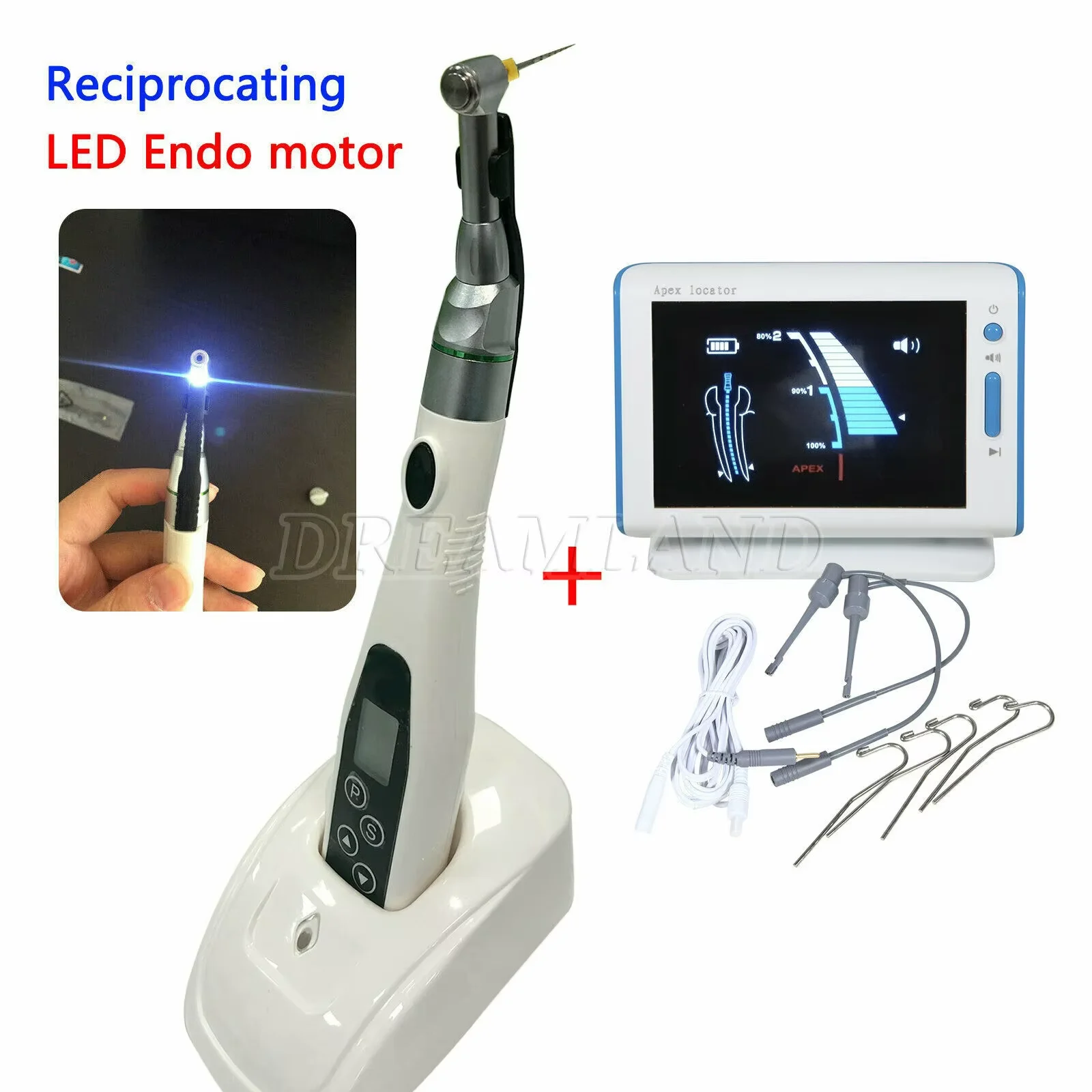 Стоматологический светодиодный беспроводной эндодвигатель для лечения