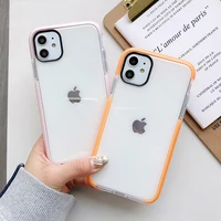 funda coque for iphone 13 11 12 pro max case for iphone x xs max xr 7 8 plus phone case two color tpu shockproof bumper cover