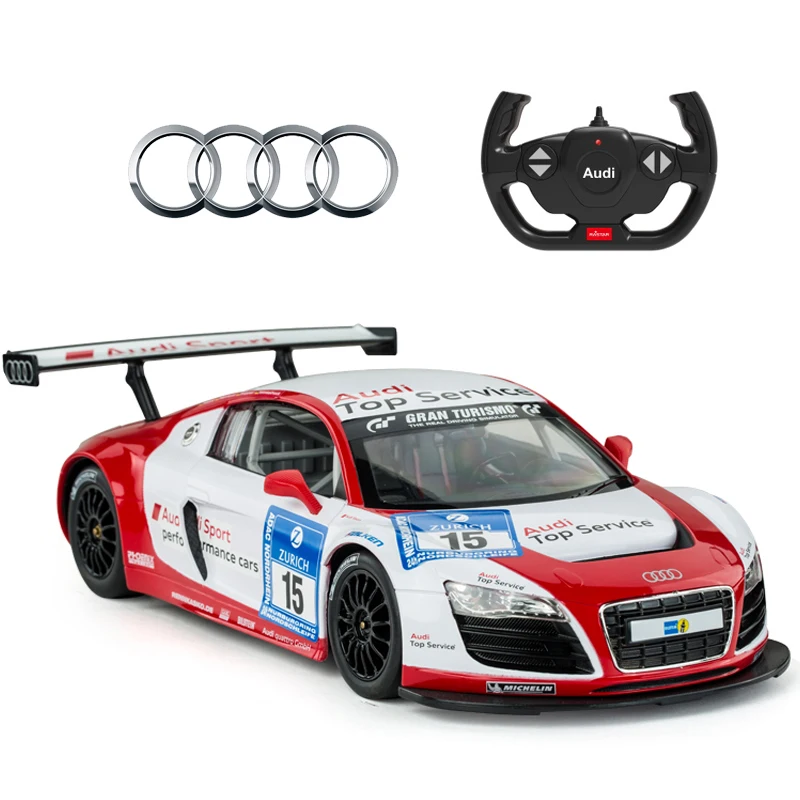 

AUDI R8 LMS Performance 1:14 Scale RC Car Remote Control Racing Car Model Radio Controlled Auto Machine Toy Gift for Kids Adults