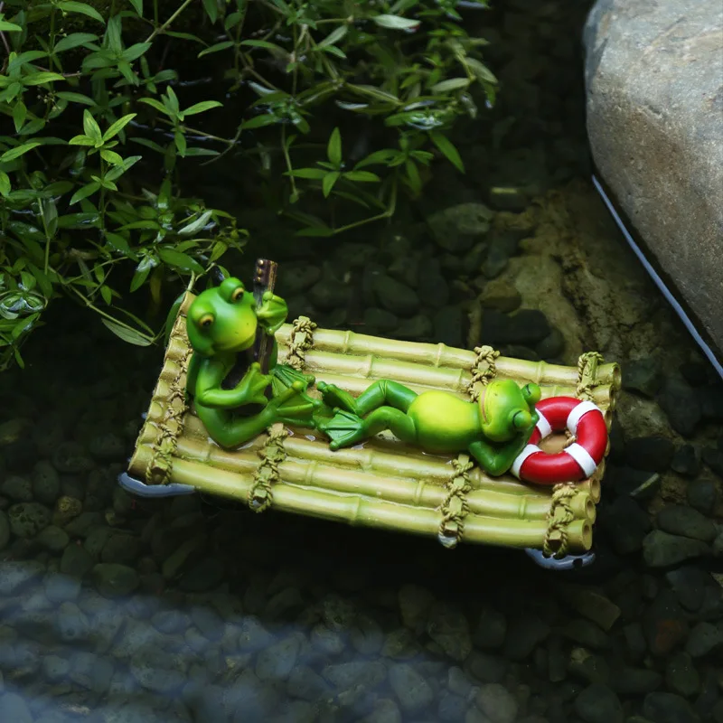 

Путешествия лягушка животное креативное украшение подарок офис дзен искусственное украшение для дома