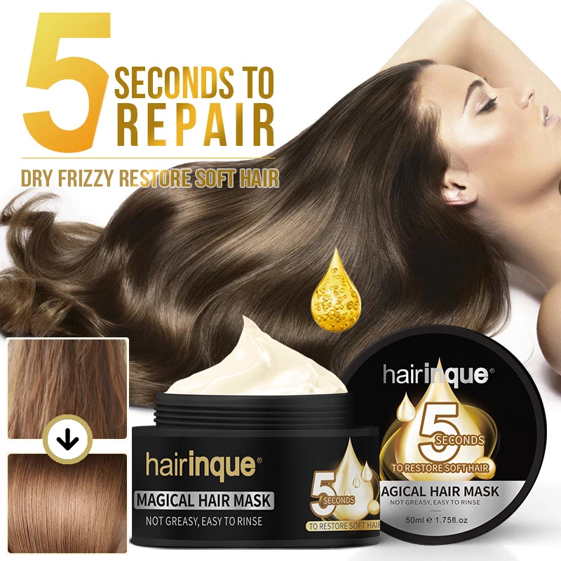 5 Seconds Magical Hair Masks Cream Repairs Damage Restore Soft Hair Care Products Filler Oil Keratin Hair&Scalp Treatment