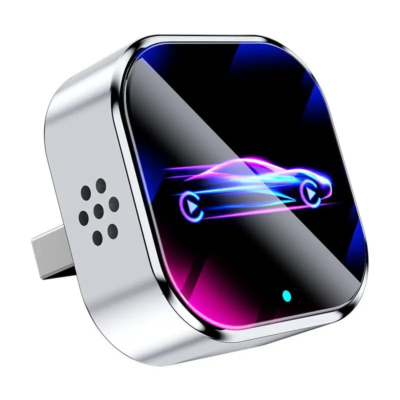 

Беспроводной адаптер Carplay 2025 для iPhone/Android — быстрое подключение, без задержки, громкая связь, электронное зарядное устройство Carplay Dongle