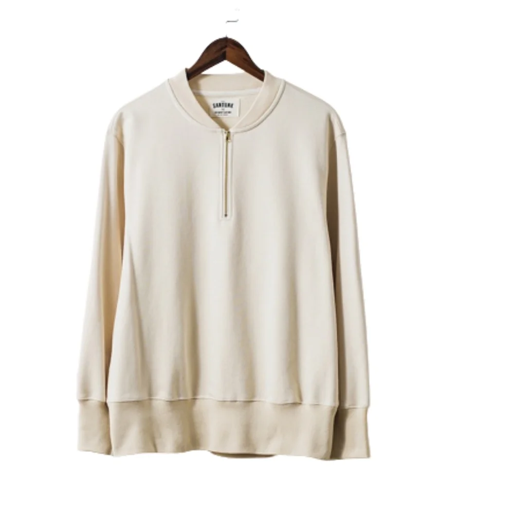 

Men's Sweatshirt Zipper Regualr Fit Long Sleeves Vintage Menswear
