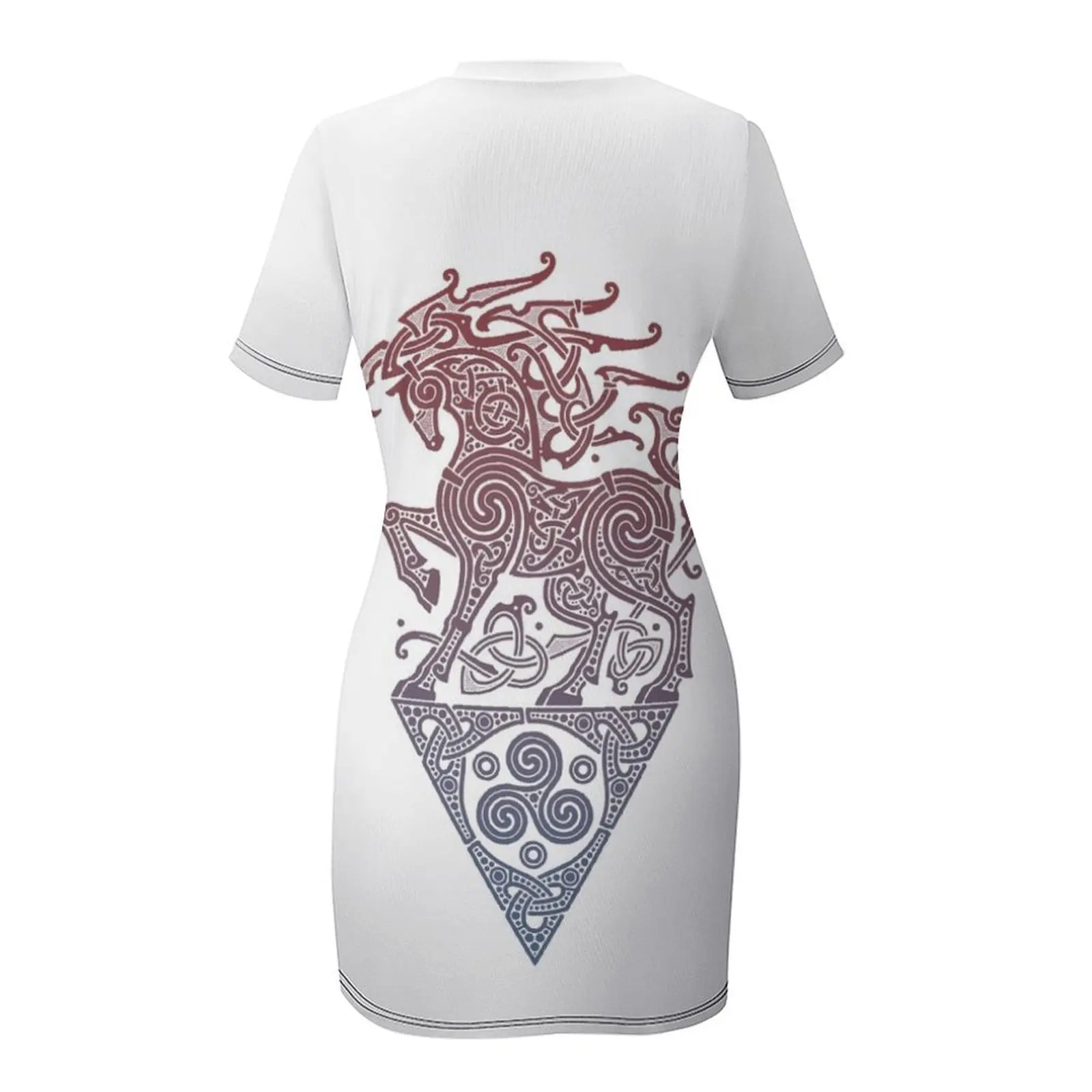 SLEIPNIR платье из полиэстера и спандекса