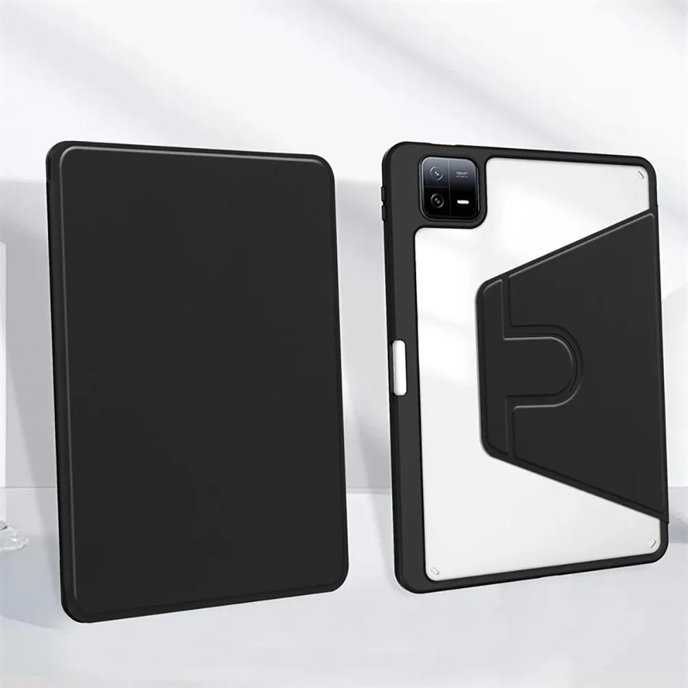 Обертовый смарт-чехол KOK 360 для Redmi Pad SE 11 2 11, чехол из акриловой искусственной кожи Xiaomi Mipad 6 5 11 7 PRO 11,2 12,5 6s 12,4 Max 12 (art.: 3920d384bcbe7) - 3920d384bcbe7