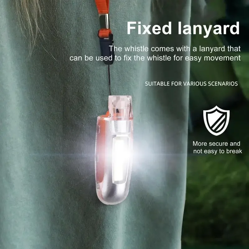 COB сильный свет свисток креативная форма брелок кулон портативный светодиодный