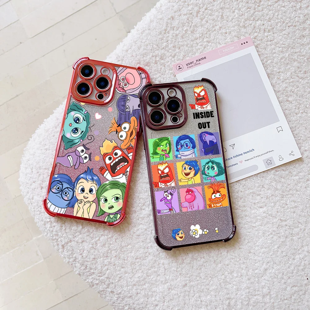 Милый чехол для телефона Inside Out с 2 узорами Xiaomi 14 13 Redmi 10 10C 9 K50 Note 12 Poco F4 F5 X5 X3 4G 5G