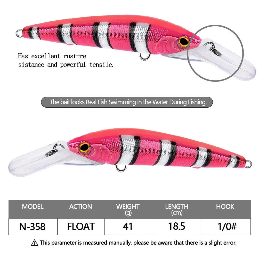 18 5 см 41 г рыболовная приманка для гольяна пластина с широким язычком глубокого