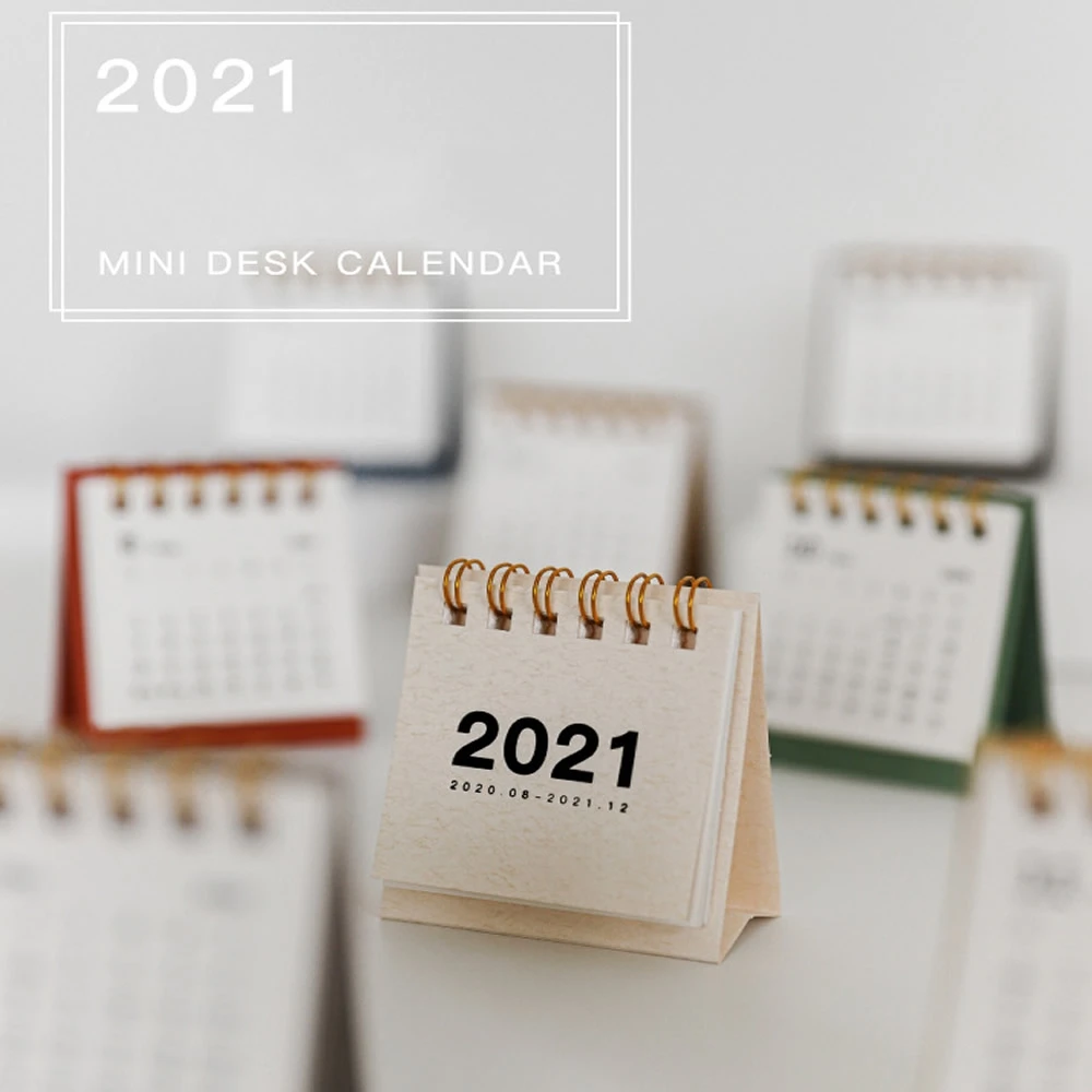 

Office Folding Flip For Monthly Desktop Up Scheduler Home Mini Calendar 2021