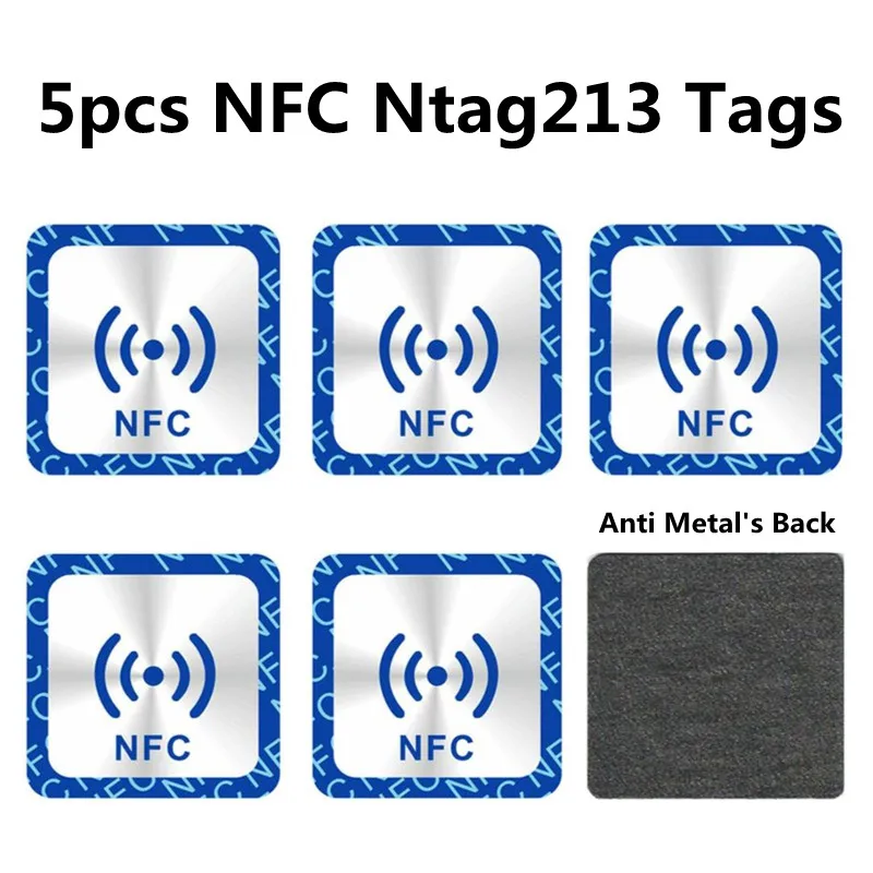Метка NFC Ntag213 антиметаллическая наклейка Ntag 213 13 56 МГц универсальная метка
