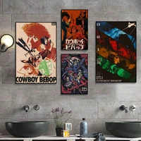 cowboy bebop art poster kraft paper sticker diy room bar cafe aesthetic art wall painting