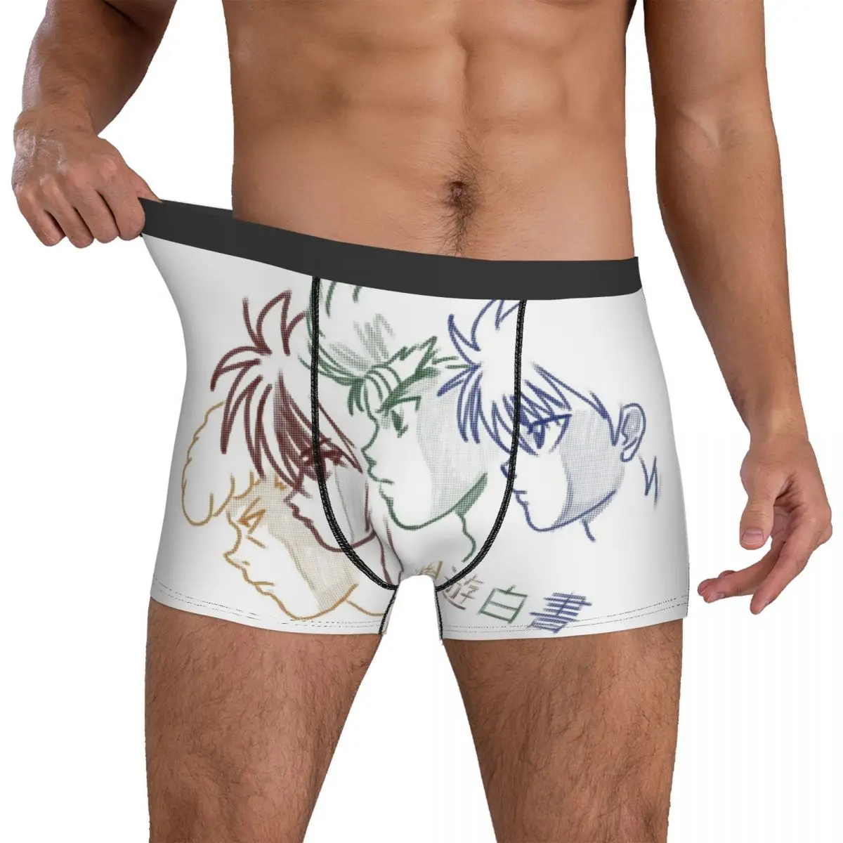 

Yu Yu Hakusho Underwear Japanese Anime Breathable Underpants Custom Shorts Briefs Pouch Male Large Size Boxer Shorts