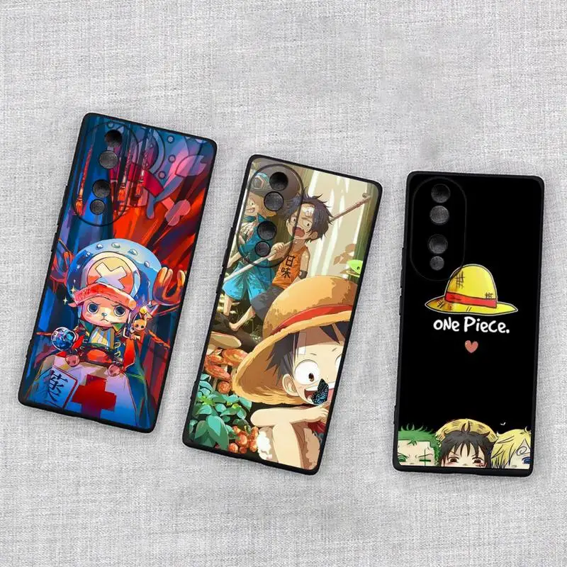 

Чехол для телефона Huawei Honor 70 60 50 30 20 10 9 X 9X V30 Pro Lite с Аниме One Piece Law Luffy Zoro милые игрушки