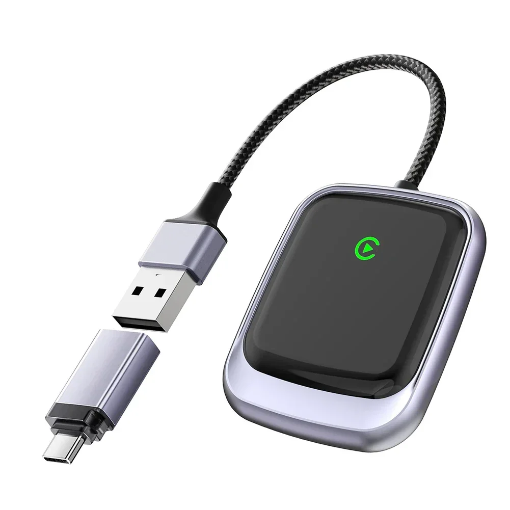Беспроводной адаптер C Arplay A Ndroid Auto 2-в-1 Smart Dongle 5G WIFI для I Phone Box