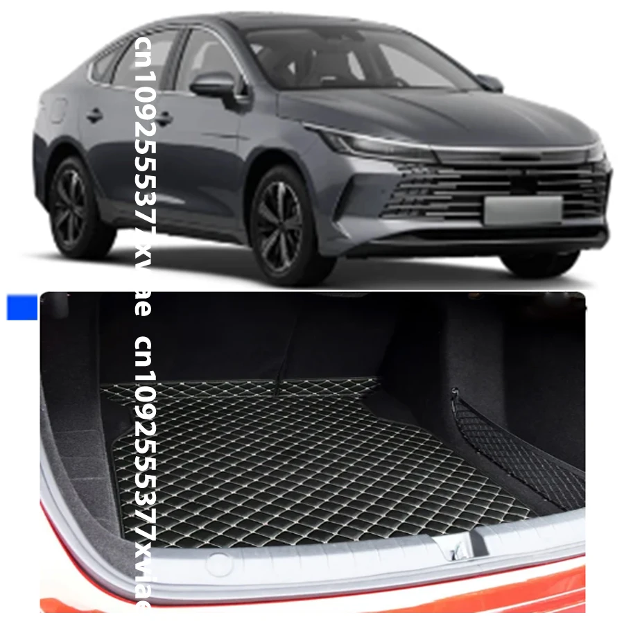 Пользовательские основные коврики в багажник автомобиля для BYD CHAZOR QIN PLUS 2023-2025