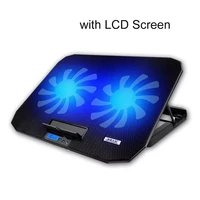 gaming laptop cooler adjustable speed 2 usb ports and 2 cooling fan laptop cooling pad notebook stand for 12 17 inch