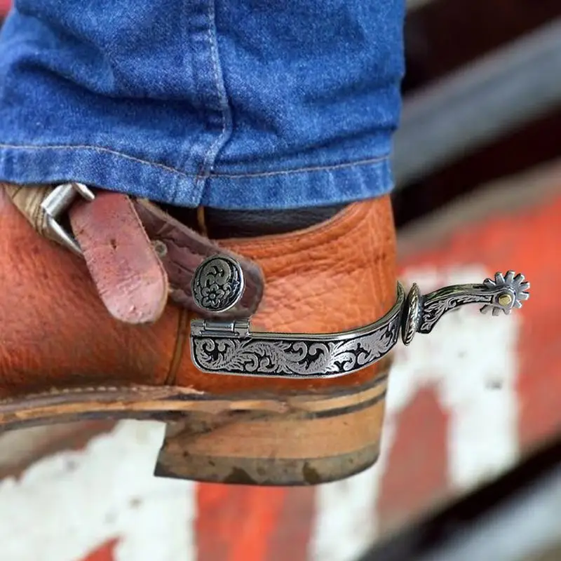 Шпоры для ковбойских сапог Красивые ковбойские шпоры в стиле вестерн верховой