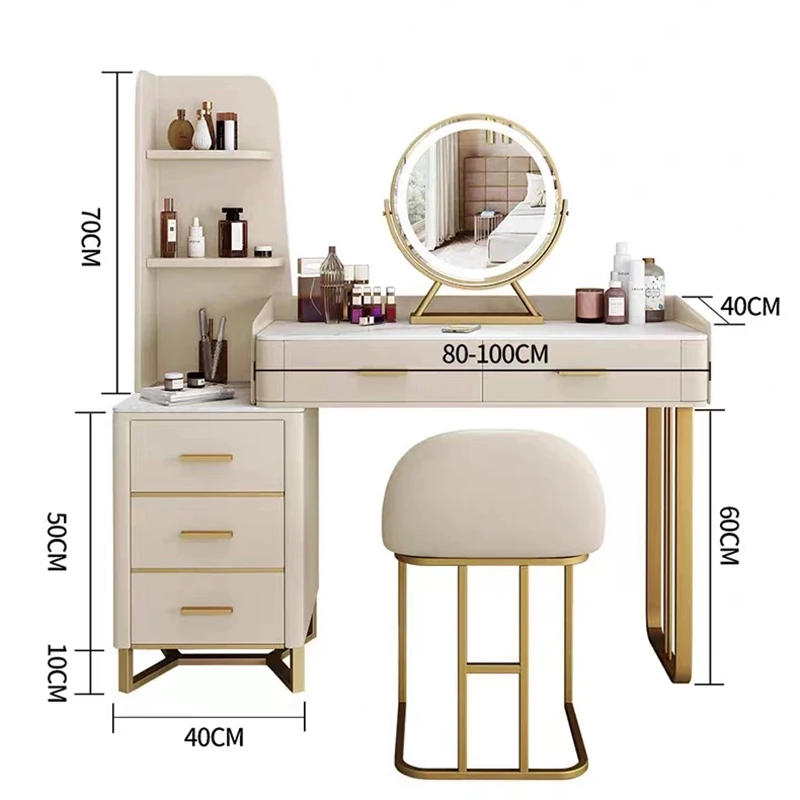 Роскошная мебель для отеля скандинавский туалетный столик стул макияжа в
