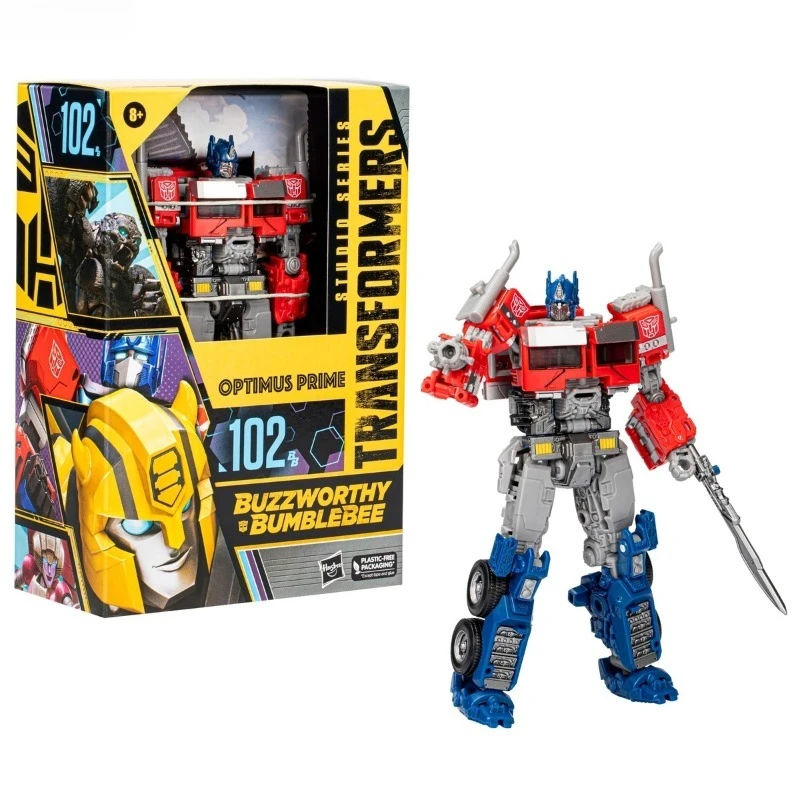 Фото В наличии игрушки Hasbro Transformers Studio Series SS-102BB Optimus Prime, модель робота, коллекционные фигурки, игрушки, подарки, товары для хобби №4