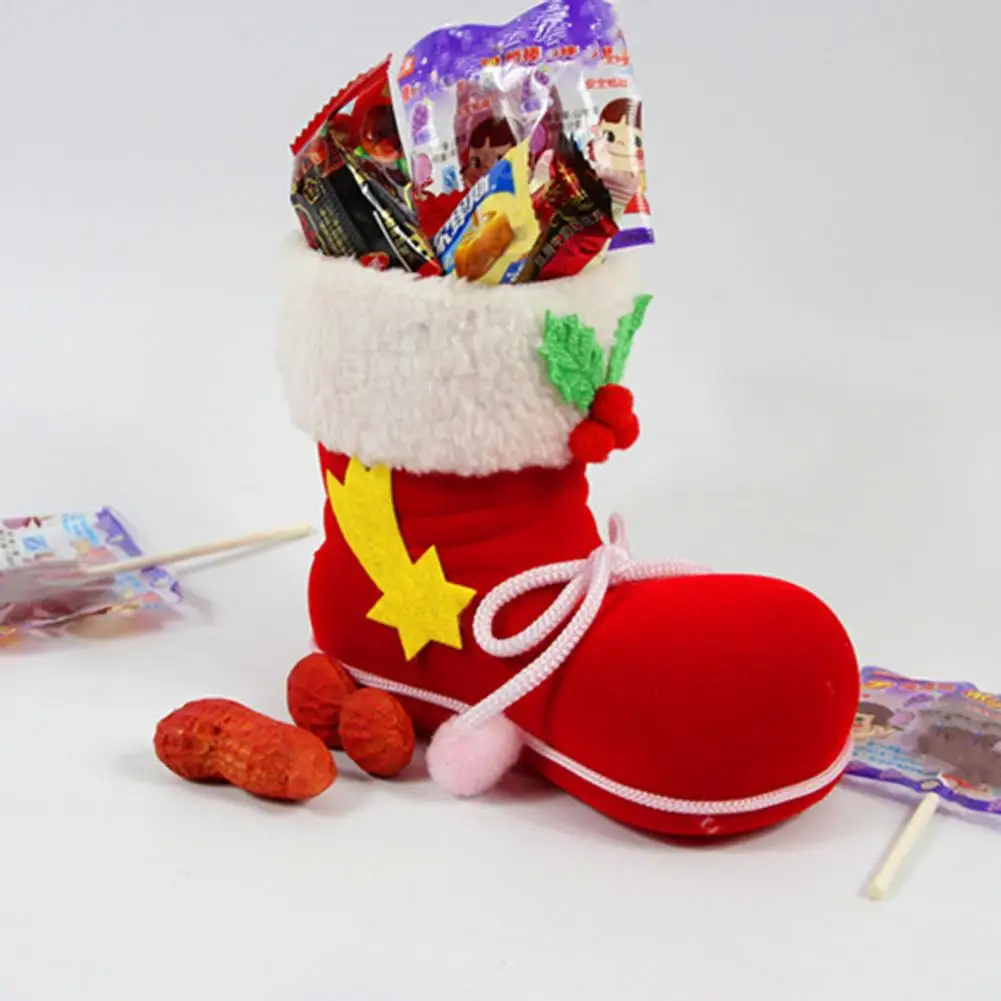 Christmas Candy Boots Childlike Creative Eye-catching Adorable Christmas Boots for Home  Gift Boots  Christmas Boots