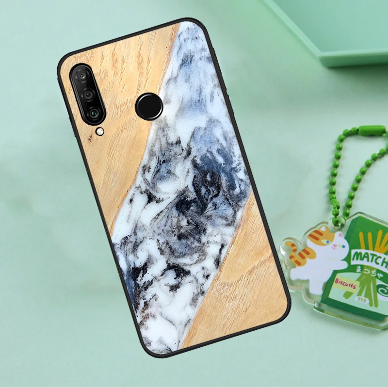 Фото Чехол из смолы Wood для Huawei Nova 12s 12i 11i 7i 8i 9 10 SE Y91 Y90 Y60 Y70 Y72 Y61 P60 Pro P30 P40 Lite №5